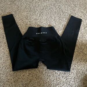 Balance Athletica Seamless Linear Pant - Black - Sz Small